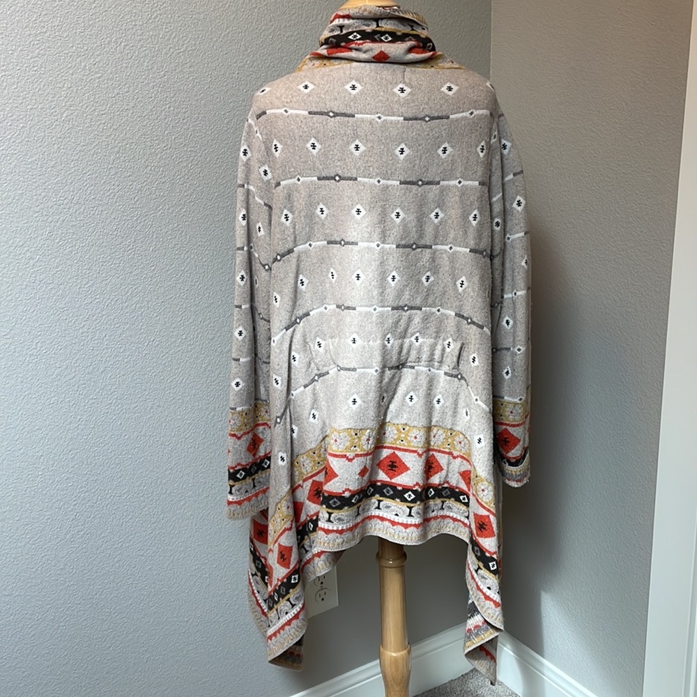 Anthropologie boho western rustic cardigan sweater sparrow medium size - Picture 5 of 8